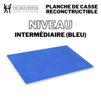 Planche de casse réutilisable de niveau 2 pour le taekwondo et la karaté pour un niveau intermédiaire