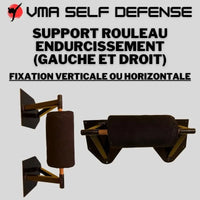 Fixation pour makiwara - rouleau d'endurcissement - Durcir ses frappes de mains et de pieds