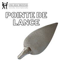 Pointe de lance à emboiter - Fabrication artisanale pour la pratique des arts martiaux traditionnels et du Tai chi