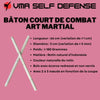 Bâton court idéal pour la pratique des arts martiaux et le bâton de combat