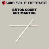 Bâton court de combat Kali couleur naturel de 66 cm