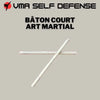 Bâton court de combat Kali couleur naturel de 66 cm