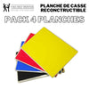Packaging rebreakable board for martial arts
