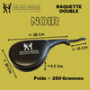 Double raquette noir arts martiaux