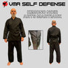 Kimono noir judo et jujitsu pour homme et femme