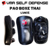 Paire paos Muay Thai kick boxing entraînement club