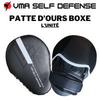Patte d'ours de boxe pour les entraînements en sparring avec taille unique pour adolescent et adulte et fixation renforcée par scratch