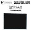 Planche de casse en plastique de couleur noir. Planche de casse réutilisable 400 fois. Niveau Expert.