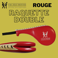 Raquette double pour le karaté et le taekwondo