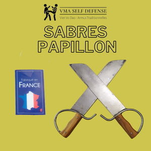 Sabre papillon : Double et de fabrication artisanale