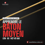 Cours de bâton moyen en ligne : apprendre le côn du Việt Võ Đạo avec François LAJOIE