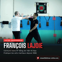 François LAJOIE, ceinture noire 6e Đẳng, professeur de self défense