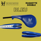 Double raquette taekwondo bleu