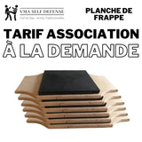 Karaté makiwara training endurcissement ceinture noire
