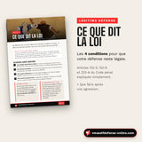 légitime defense et self defense par vma self defense