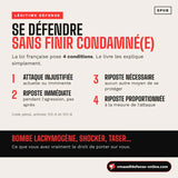 Livre self defense epub : tout savoir sur la légitime défense