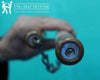Nunchaku bois avec une belle finition et des billes en acier pour lester l'extrémité