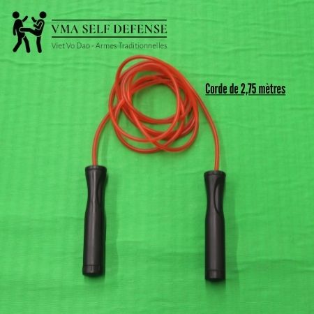 ▷ Corde à sauter lestée 250 en PVC (Poids de 125 par poignée)