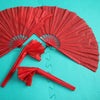 Éventail de taichichuan (taijishan) en plastique dur, léger, souple et avec un son à l'ouverture parfait